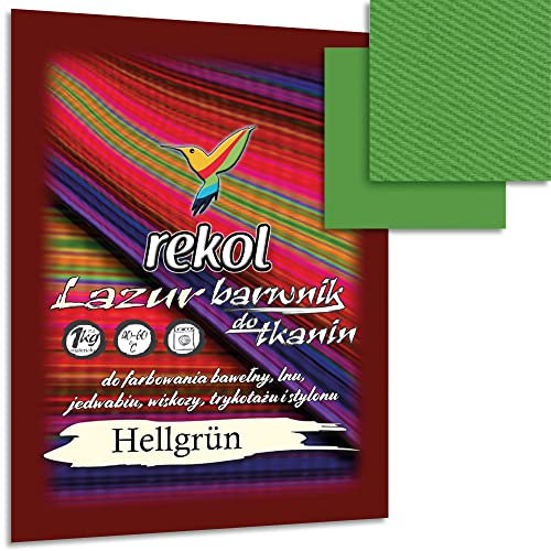 Wohnkult 18 g Textilfarbe Lazur Stofffarbe Färben Nachfärben 15 Auswahl (Hellgrün)