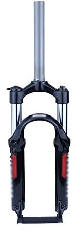 Forcella per Bicicletta, Forcella Ammortizzata da 20 con Escursione da 100 mm (Colore: Nero)