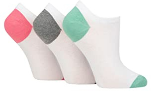 Pringle Ladies Plain Cotton Secret Socks Pack of 3