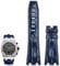 COEPMG 28 mm importiertes Lederarmband für AP für Audemars Piguet 42 mm für Royal Oak Offshore Uhrenarmband Zubehör Dornschließe 15710/15703 (Farbe: blaues Armband, Größe: mit silberner Schnalle)