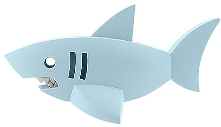 Halftoys - 479-07 - Weißer Hai, Puzzletier zum zerlegen, mit Skelett, 10,5cm x 5,7cm x 6,3cm, grau, Ocean Friends