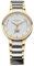REGENT URFR288 Montre radio-pilotée analogique et numérique pour femme Bracelet en métal argenté doré, Argenté, doré et argenté