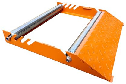 IRSCorp Rouleau de câble pour enroulement Dérouleur Câble pour bobines Acier Compatible Dérouleur pour Tambours de Câbles Enrouleur Distributeur Pliant Monobloc Cable Drum Roller