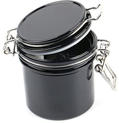 1PC Glue Storage Container Eyelash Extensions Adhesive Jar Leak-proof Glue Storage Tank Sealed Cans Eyelash Extension Supplies Kit(Black)