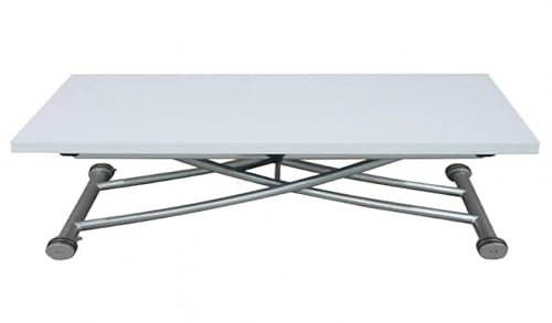 Giovanni Marchesi Table Basse relevable Clever laqué Blanc Brillant