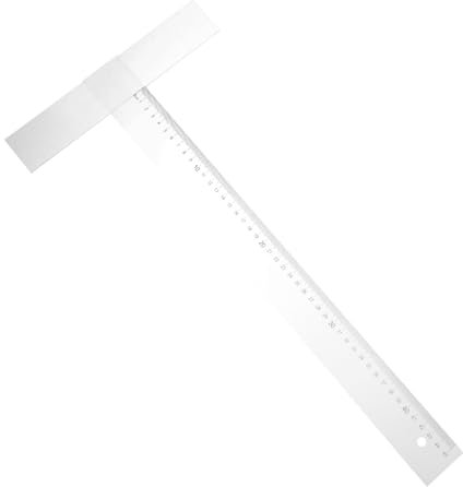 DOITOOL Förmiges Präzisionslineal Abnehmbarer T-maßstab Für Architektur Und Ingenieurwesen Für Präzise Zeichnungen Und Layouts Für Langlebige Nutzung
