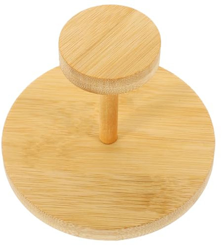 MAGICLULU Portavasos de bambú titular del organizador dispensador de tazas de café portavasos de papel para encimera organizador de bar para oficina dispensador de café