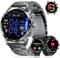 LIGE Montre Connectée Homme(3 Bracelets),1.43 AMOLED Montre Intelligente avec Appel Bluetooth Moniteur Fréquence Cardiaque, 124 Sportifs Smartwatch Etanche IP68 pour Android iOS