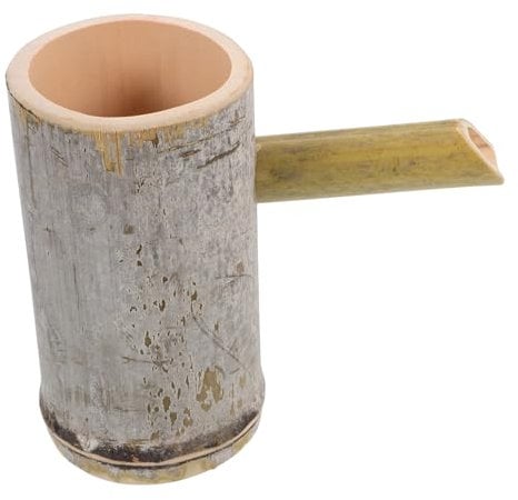 BESTonZON Decoración De Jardín Accesorio De Fuente De Agua De Bambú para Acuarios Jardines Interiores Exteriores para Multifuncionales Prácticos