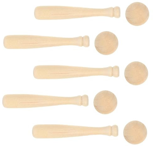 SUPVOX 1 Juego Bate de Béisbol de Madera sin Pintar Manualidades Diy Bate Creatividad y Imaginación
