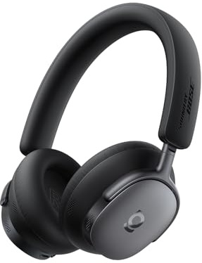Baseus Inspire XH1 Adaptive Active Noise Cancelling Headphones, Sound by Bose, Dolby Audio, Premium Real-Time ANC, Adaptive Tuning Rich Sound, Hi-Res Audio, 100H Playtime - Cosmic Black