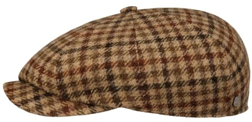 Lierys Hatteras Vescalo Flat Cap Newsboy Style Striped Multicolored Unisex Autumn Winter