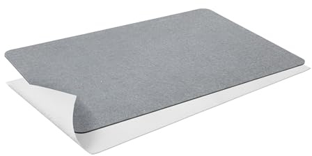 Relaxdays Tappetino da Bagno in diatomite, 50 x 70 cm, assorbe l'acqua, Asciugatura Rapida