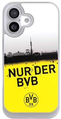 Handyhülle kompatibel mit Apple iPhone 17 Hülle Silikon Case Frozen Borussia Dortmund Statement BVB