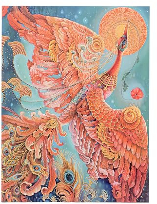 Firebird (Birds of Happiness) Ultra Lined Hardback Journal (Elastic Band Closure) (Bird of Happiness)