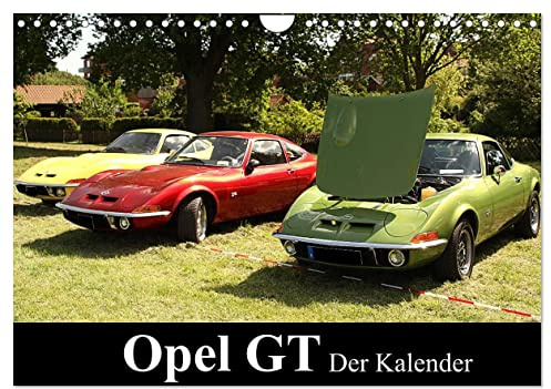 Opel GT Der Kalender (Wandkalender 2026 DIN A4 quer), CALVENDO Monatskalender: Der Kalender zeigt tolle Aufnahmen des Oltimers Opel GT (CALVENDO Mobilitaet)