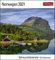 Norwegen Sehnsuchtskalender 2021 - Postkartenkalender mit Wochenkalendarium - 53 perforierte Postkarten zum Heraustrennen - zum Aufstellen oder ... x 17,5 cm: Sehnsuchtskalender, 53 Postkarten