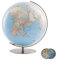 Columbus DUO Leuchtglobus, 40 cm: OID-Code, handkaschiertes Kartenbild auf einer Acrylglaskugel, Armatur aus Edelstahl matt (Professional Line by ... anspruchsvoll und von bleibendem Wert)