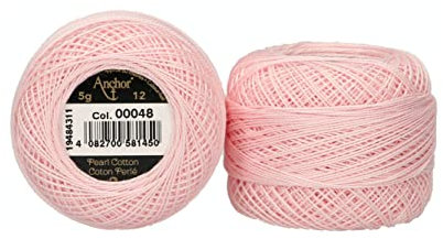 Anchor 4596012-00048 Stickgarne, 100% Baumwolle, 48, Stärke 12, 56m, 9 Gramm