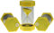 Tink n Stink Large Sand Timer 3 Minute Yellow Hourglass with Robust End Caps Quiet Time Management Classroom Games Home Office…