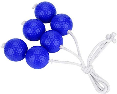 Demeras Ladder Ball 3 Pairs Toss Bolas Set Practice Training Sport Replacement String Balls Blue and Red