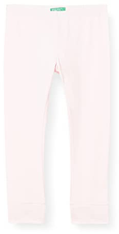 United Colors of Benetton (Z6ERJ) Leggings 3P4ZI0285, Rosa Chiaro 0B4, 82 Bambina