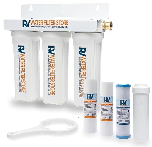 RV Water Filter Store Essential tragbares Wohnmobil-Wasserfiltersystem mit Eisen- und Schwermetall-Wasserfiltration