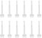 Beaupretty Nagellack Ersatz Pinsel 100Pcs Dip Pulver Ersatz Flüssigkeit Pinsel Gel Flüssigkeit Pinsel für Salon Home