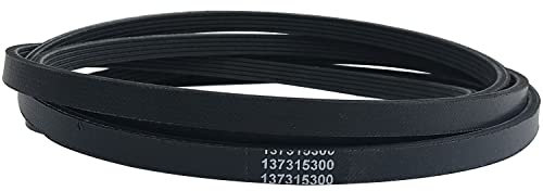 Cinghia di trasmissione per tamburo asciugatrice 137315300, ricambio esatto compatibile con asciugatrici Sears Frigidaire Electrolux, sostituisce 1482960 134719300 AP4368788 PS2349294 7134719300
