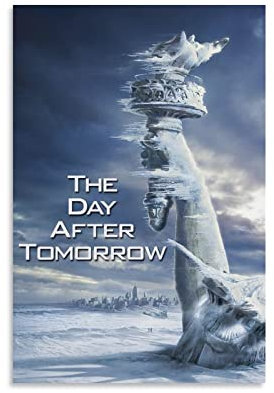 American Disaster Films The Day After Tomorrow Poster Cool Artworks Painting Wall Art Canvas Prints Hanging Picture Home Decor Posters Gift Idea 08x12inch(20x30cm)