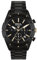 Breil, Abarth, 695 Tribute 131 Rally, Herrenuhr aus Schwarzem und Mattschwarzem IP-Stahl, mit 12 Gravuren und Goldenen IP-Einsätzen, Schwarzes Karbonfaser-Zifferblatt, Knopfverschluss, Chronograph