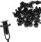 A ABSOPRO Parachoques Clips Remaches Retenedor para Toyota Plástico Negro(Juego De 30) Clips De Sujeción para Grapas Puerta