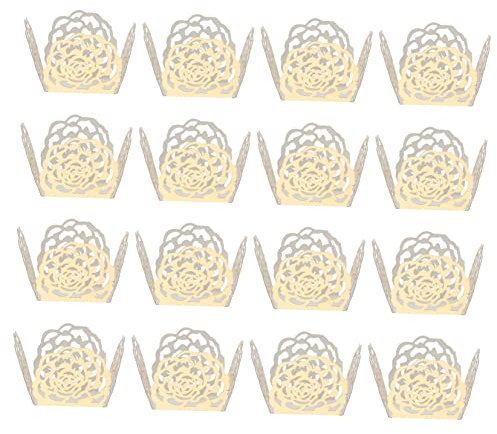 UPKOCH 100pièces Décoratifs Rose Découpée pour pour Événements Festifs Et Mariages