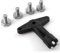 ROBUST Felgendeckel Felgenschlüssel Schrauben für Renault Megane Scenic Clio Laguna Opel Corsa Astra Vectra Meriva Zafira Insignia 1610001 90495549