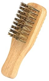 FRCOLOR Beheizte Bartbürste Herrenhaarbürste Herrenkamm Haarkamm Für Männer Reise Bartbürste Borstenbürsten Bartbürste Weich Bartstyling-hersteller Kämme Bambus Zubehör Reisen Heizung