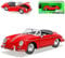 Welly Porsche 356A Speedster Cabrio Offen Rot 1955-1959 1/24 Modell Auto