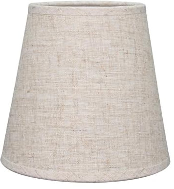 JISADER Pantalla de lámpara de arpillera, Pantalla de Tela de Barril, Pantallas de Tela rústica para lámparas de Buffet, lámparas de pie, lámparas de Mesa