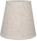 JISADER Pantalla de lámpara de arpillera, Pantalla de Tela de Barril, Pantallas de Tela rústica para lámparas de Buffet, lámparas de pie, lámparas de Mesa