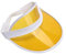MISSHASHTAG® Unisex Men's Women's Sports Retro 80s Neon Sun Visor UV Protection Hat Adults Summer Headband for Golf Tennis Stag Poker Party Cap (Yellow)