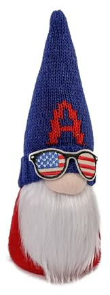 Ukbzxcmws Amerikanischer Unabhängigkeitstag, Zwerge, perfekt, 23 x 8 x 7 cm, bunt