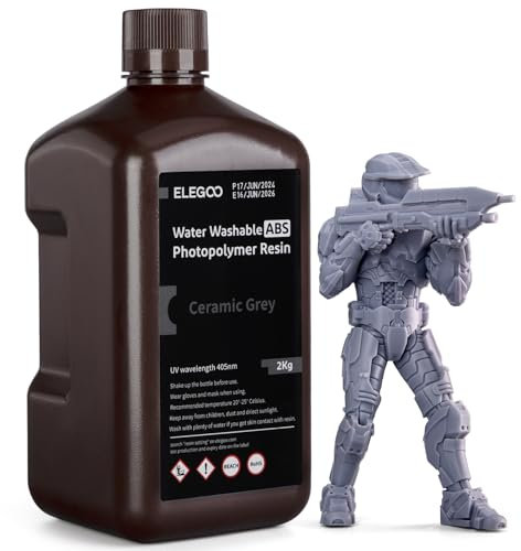 ELEGOO Wasser Waschbares ABS-Like Resin Grau 2000g