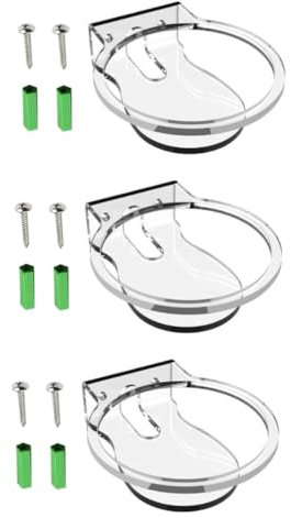 OSALADI 3pcs 4 Compatible Speaker Bracket Desk Mount Holder White Speaker Bracket Holder