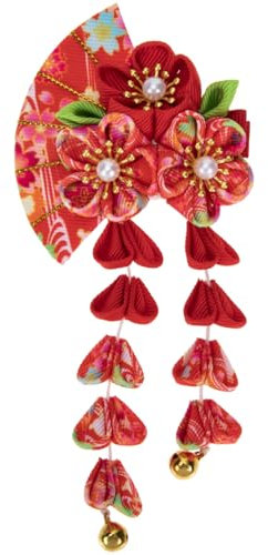 FRCOLOR Fermagli giapponesi, Bastoncino con nappa, Accessori da sposa per costumi cinesi Hanfu da donna