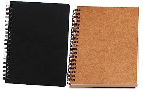 Lurrose Vielseitige 2-teilige Zeichenbücher Kunst-skizzenbücher Für Mathematik-notizbücher Zeichenblock