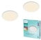 Philips LED Badezimmer Deckenleuchte Superslim, weiß, 15W, warmweißes Licht 2.700K, 3 Lichteinstellungen - dimmen ohne Dimmer, IP44 Schutz, Doppelpack