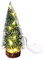 Künstlicher Weihnachtsbaum Mini Grün Tannenbaum Naturgetreuer Christbaum für Weihnachten Tischdeko, DIY, Schaufenster, Miniatur Tannenbaum Grün Mini Christbaum Tree Klein Weihnachtsdeko (Green, L)