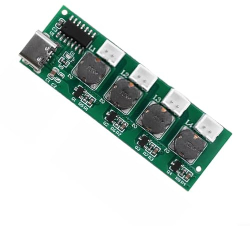 EXTRWORY DIY Kits for Humidifier, Type C Humidifier Kit, Mist Generator Driver Board, 4 Atomisers (Modules Only)