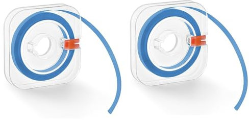 Thoquene 2 Bände Zahnschleifpapier für Zwischenräume, 30μm Zahn Schleifpapier, Polierstreifen Zahnzwischenräume(6mx4mm, Blau)