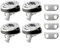 Funktionaler und attraktiver Marine-Schlossriegel, passend für Standard-Ausschnitt von 3,8 cm (1 5 Zoll) (1 Stück)