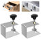 C Clamps Desk Cabinet Table Drawer Front Fixing Clamp Climp Clip Clips Metal Woodworking Tools Universal Adjustable Installation, 2 Pcs